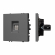Механизм телефонной розетки SCT-NOBE-MTL1-SFPL-GR (RJ-11, 4C), Arlight, 054303, изображение 1