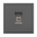 Механизм телефонной розетки SCT-NOBE-MTL1-SFPL-GR (RJ-11, 4C), Arlight, 054303, изображение 2