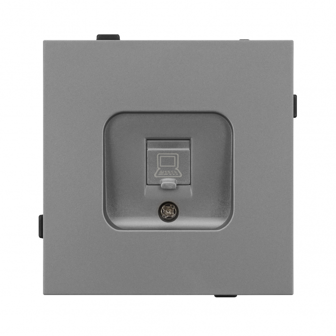 Механизм компьютерной розетки SCT-TENDO-MPC1-PL-GR (RJ-45, CAT6), Arlight, 054105, изображение 3 Механизм компьютерной розетки SCT-TENDO-MPC1-PL-GR (RJ-45, CAT6), Arlight, 054105, изображение 3