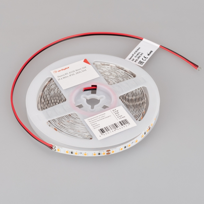 Светодиодная лента RT-A120-8mm 24V Magenta (9.6 W/m, IP20, 2835, 5m), Arlight, 043381, изображение 4 Светодиодная лента RT-A120-8mm 24V Magenta (9.6 W/m, IP20, 2835, 5m), Arlight, 043381, изображение 4