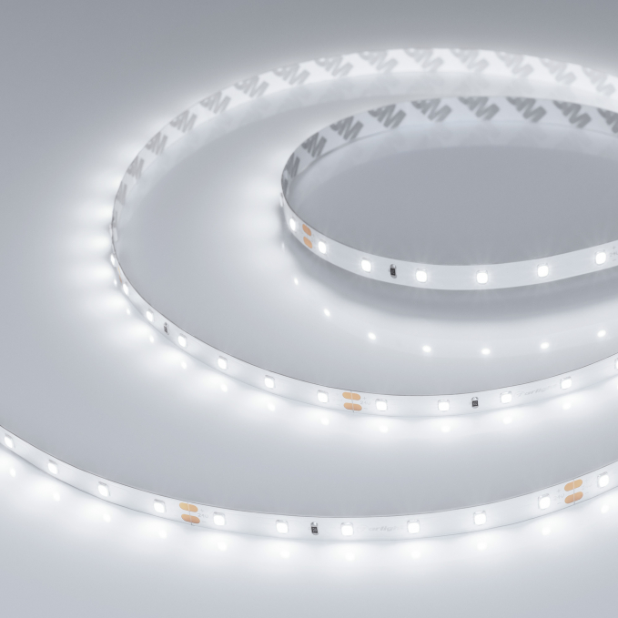 Светодиодная лента RT-A60-8mm 24V White6000 (7.2 W/m, IP20, 2835, 5m), Arlight, 020011(2), изображение 1 Светодиодная лента RT-A60-8mm 24V White6000 (7.2 W/m, IP20, 2835, 5m), Arlight, 020011(2), изображение 1