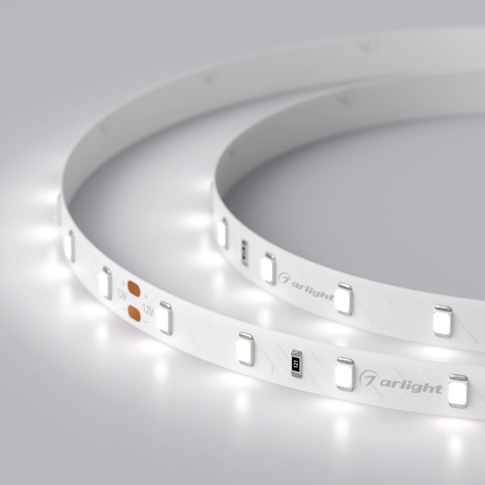 Светодиодная лента RT-A60-8mm 24V White6000 (7.2 W/m, IP20, 2835, 5m), Arlight, 020011(2), изображение 4 Светодиодная лента RT-A60-8mm 24V White6000 (7.2 W/m, IP20, 2835, 5m), Arlight, 020011(2), изображение 4