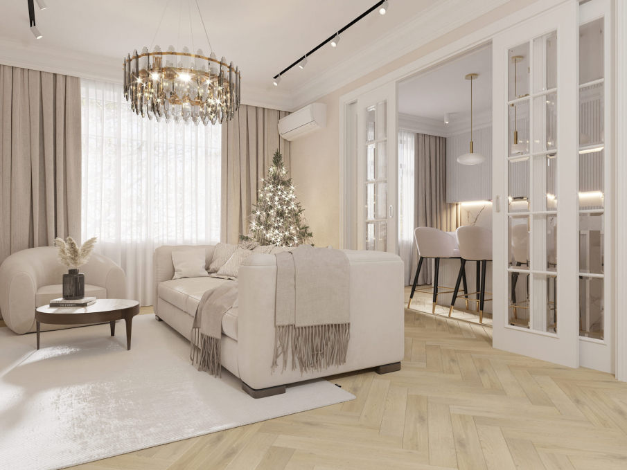 Инженерная доска AlixFloor Английская ёлка Дуб песочно-серый, ALX1056HB Инженерная доска AlixFloor Английская ёлка Дуб песочно-серый, ALX1056HB