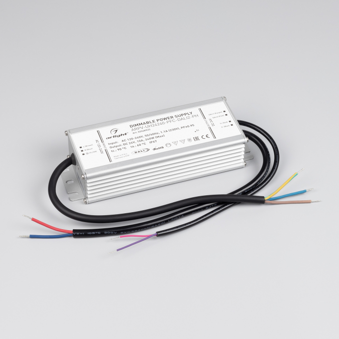 Блок питания ARPV-UH24240-PFC-DALI2-PH (24V, 10.0A, 240W), Arlight, 025689(2), изображение 2 Блок питания ARPV-UH24240-PFC-DALI2-PH (24V, 10.0A, 240W), Arlight, 025689(2), изображение 2