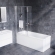 Стеклянная шторка Damixa Skyline DX35WBS-D7W1-150MT Стеклянная шторка Damixa Skyline DX35WBS-D7W1-150MT