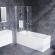 Стеклянная шторка Damixa Skyline DX35WBS-D7W1-150MT Стеклянная шторка Damixa Skyline DX35WBS-D7W1-150MT