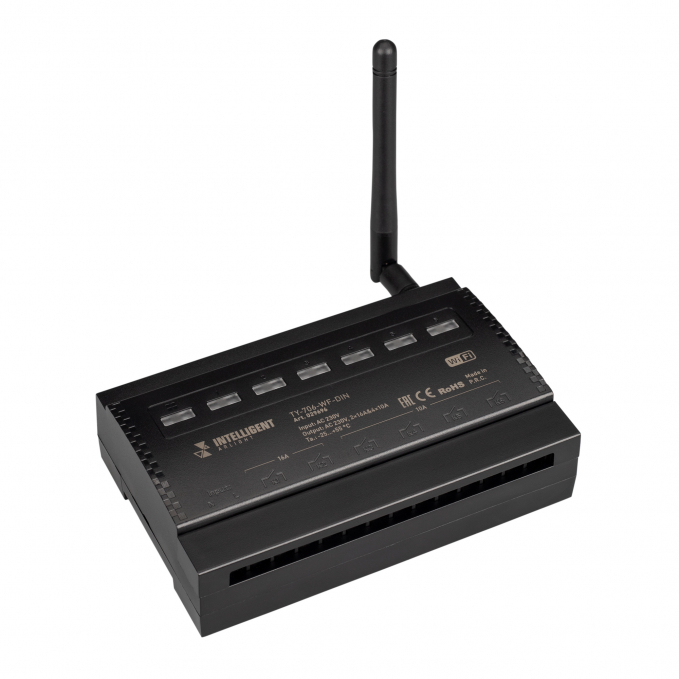 INTELLIGENT ARLIGHT Релейный модуль TY-706-WF-DIN (230V, 2х16A + 4х10А), Arlight, 029696, изображение 1