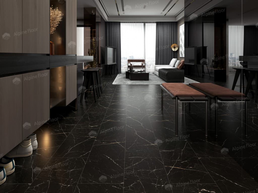 Каменный ламинат SPC Alpine Floor Stone Mineral Core Неро, ЕСО 4-27 MC