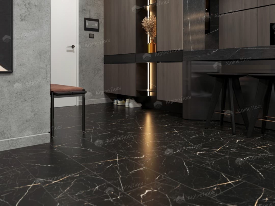 Каменный ламинат SPC Alpine Floor Stone Mineral Core Неро, ЕСО 4-27 MC