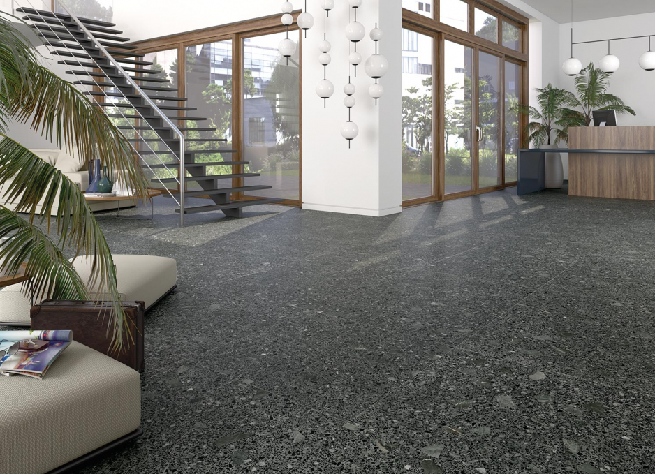 Керамогранит Arcana Ceramica Stracciatella Miscela-R Grafito 80x80 Керамогранит Arcana Ceramica Stracciatella Miscela-R Grafito 80x80