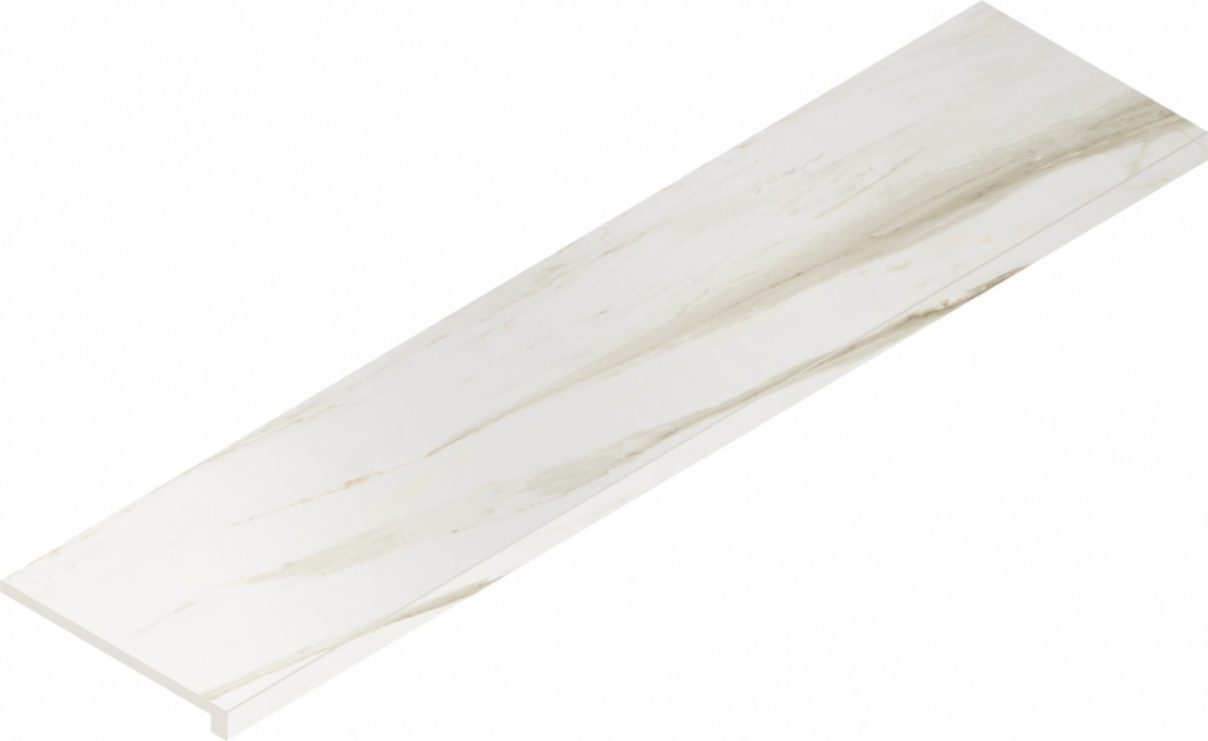 Ступень Italon Stellaris Carrara Ivory фронтальная 33x120, 620070002593 Ступень Italon Stellaris Carrara Ivory фронтальная 33x120, 620070002593