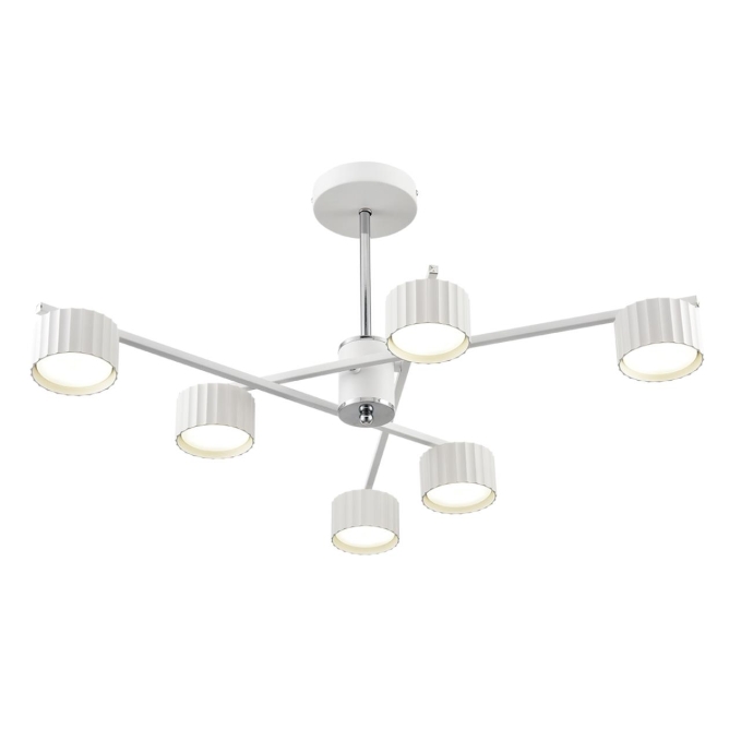 Люстра потолочная LED GX53 6*7W 220V KARINA COMFI LN26 244 LUMION 8241/6C, фото на цветном фоне 2 Люстра потолочная LED GX53 6*7W 220V KARINA COMFI LN26 244 LUMION 8241/6C, фото на цветном фоне 2