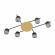 Светильник потолочный GX53 LED 6*7W 220V BENUA COMFI LN26 238 LUMION 8304/6C, фото на цветном фоне 1 Светильник потолочный GX53 LED 6*7W 220V BENUA COMFI LN26 238 LUMION 8304/6C, фото на цветном фоне 1
