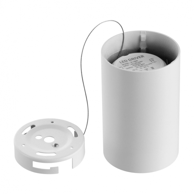 Светильник накладной влагозащищённый IP54 LED 10W 170-265V 3000К 830Лм RECTE OVER NT24 430 NOVOTECH 359416, фото на цветном фоне 1