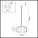 Подвес E27 60W BINGA PENDANT ODL21 409 ODEON LIGHT 4783/1, схема товара Подвес E27 60W BINGA PENDANT ODL21 409 ODEON LIGHT 4783/1, схема товара