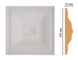 Вставка цветная Decomaster D209-115, 100x100x22 мм