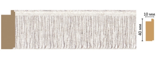 Молдинг Decomaster 109-19, 40x10x2400 мм Молдинг Decomaster 109-19, 40x10x2400 мм