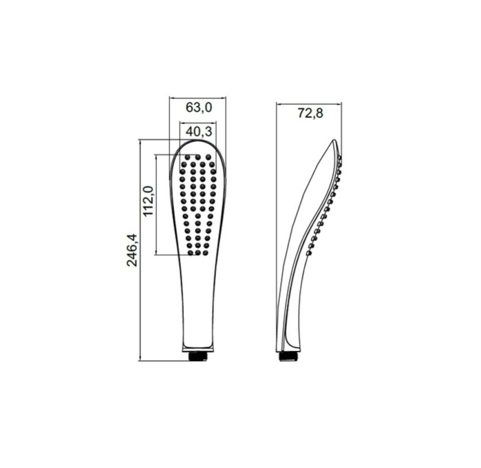Лейка Iddis Optima Home 0201F00I18 Лейка Iddis Optima Home 0201F00I18