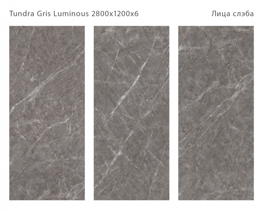 Керамический слэб StaroSlabs Double Polished Tundra Gris Luminous 120x280 Керамический слэб StaroSlabs Double Polished Tundra Gris Luminous 120x280