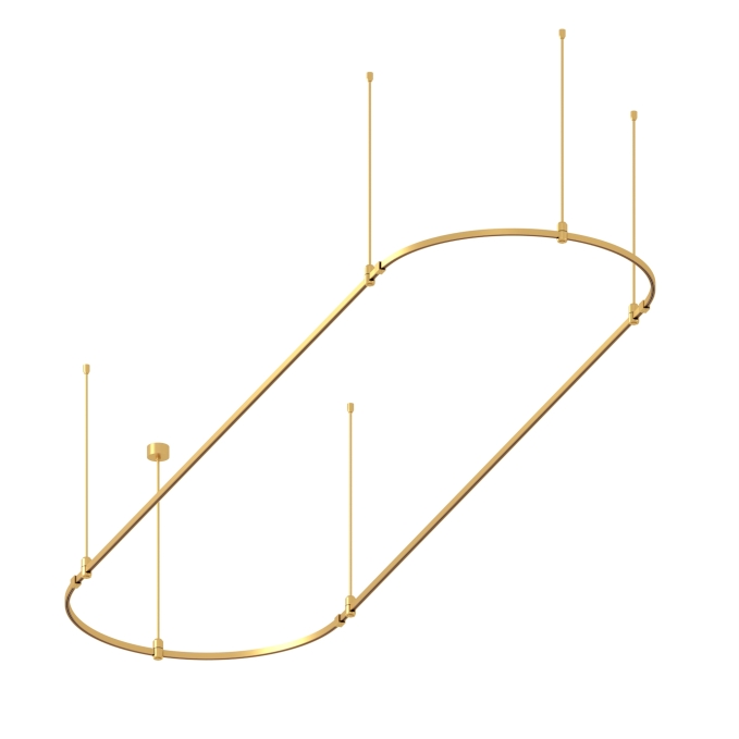 Основание ART-APRIORI-OVAL-ROD-800-4000x1000 (GD), Arlight, 054531, изображение 2