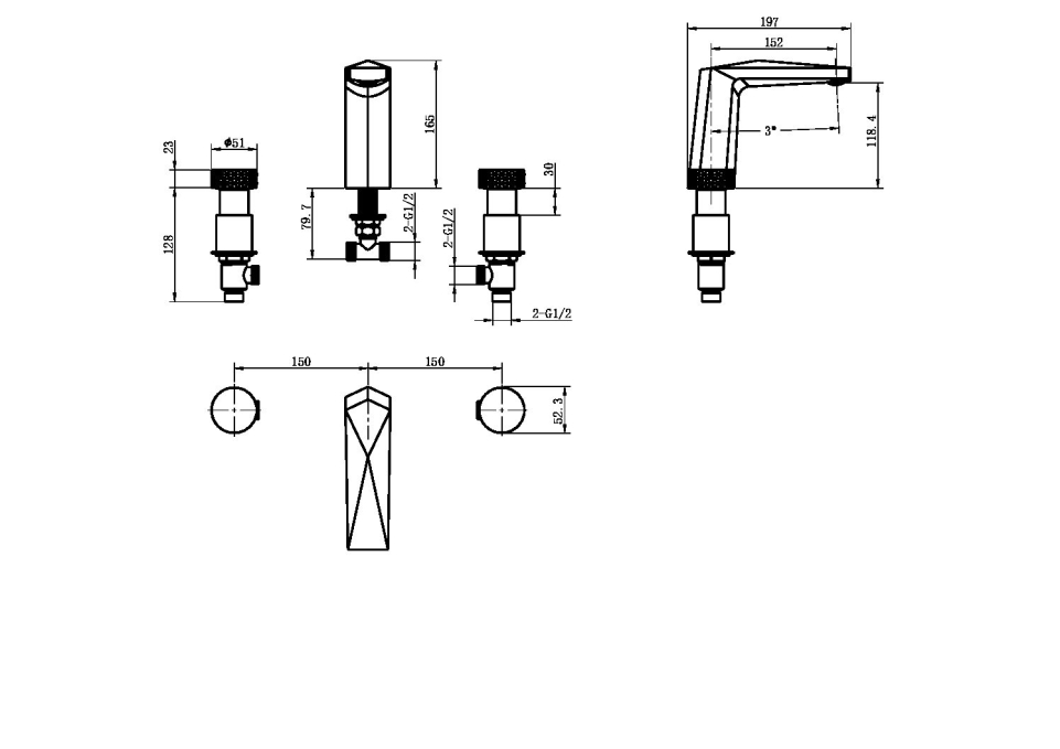 Смеситель для раковины Boheme Venturo 150-G-DIAMOND глянцевое золото Смеситель для раковины Boheme Venturo 150-G-DIAMOND глянцевое золото