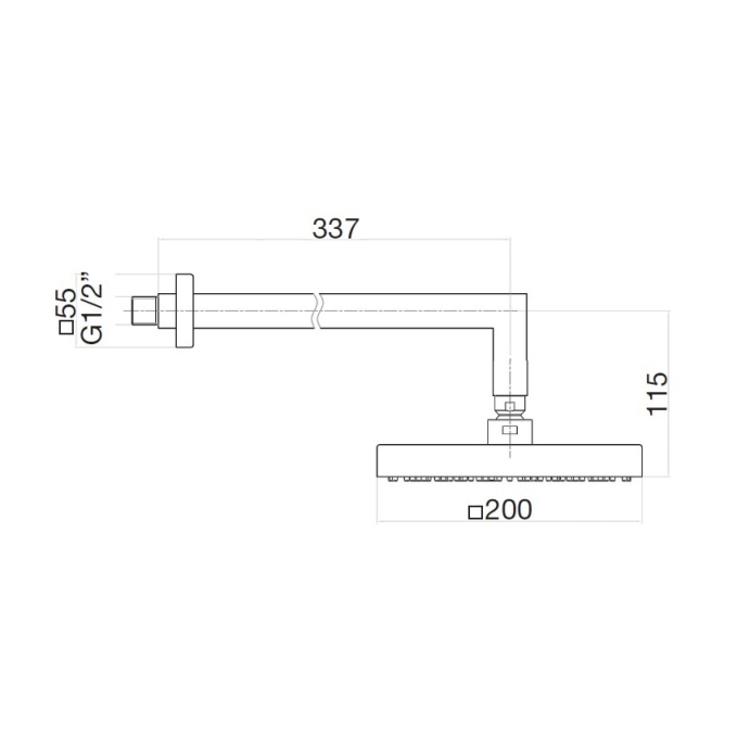 Верхний душ Webert AC0840794 золото глянцевый Верхний душ Webert AC0840794 золото глянцевый