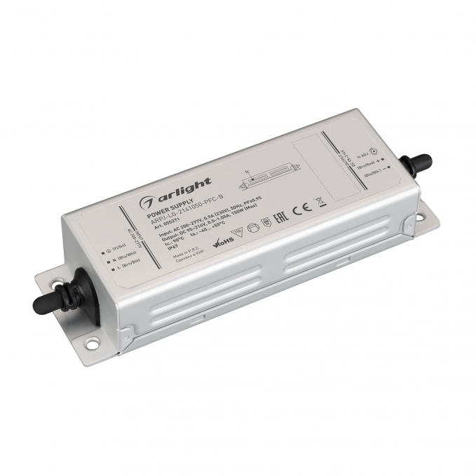 Блок питания ARPJ-LG-2141050-PFC-B (150W, 95-214V, 0.5-1.05A), Arlight, 055271, изображение 1 Блок питания ARPJ-LG-2141050-PFC-B (150W, 95-214V, 0.5-1.05A), Arlight, 055271, изображение 1