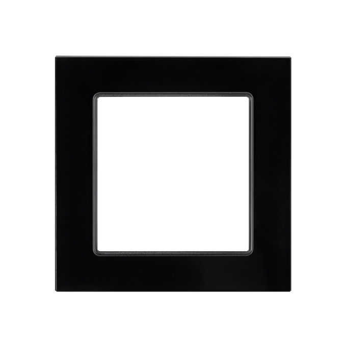 Рамка стеклянная FRM-GLARE-GS-1-BK, Arlight, 043787, изображение 2 Рамка стеклянная FRM-GLARE-GS-1-BK, Arlight, 043787, изображение 2