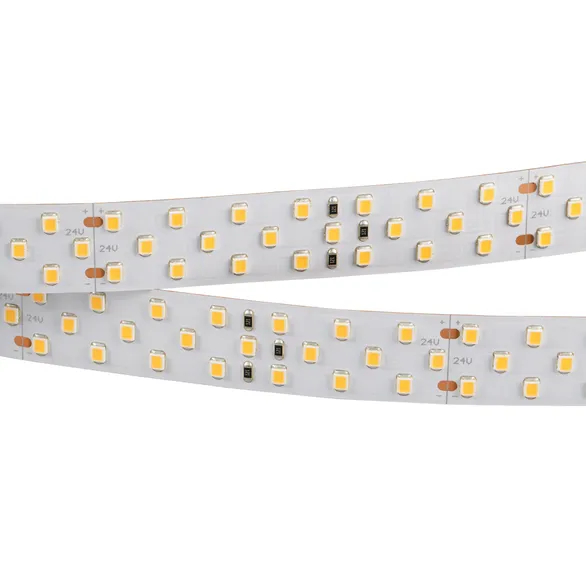 Светодиодная лента RT 2-5000 24V Warm3000 3x2 (2835, 1260 LED, LUX), Arlight, 019927(B), изображение 1 Светодиодная лента RT 2-5000 24V Warm3000 3x2 (2835, 1260 LED, LUX), Arlight, 019927(B), изображение 1