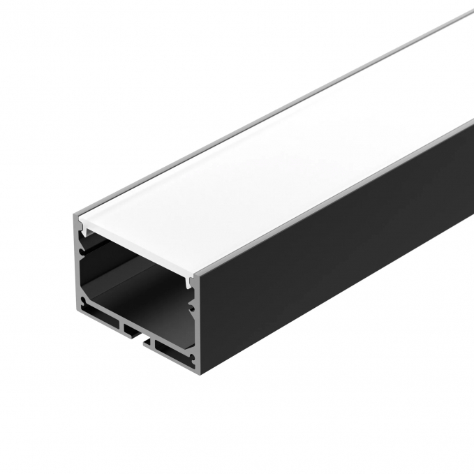 Профиль с экраном SL-LINE-4932-2500 BLACK+OPAL, Arlight, 027988, изображение 1 Профиль с экраном SL-LINE-4932-2500 BLACK+OPAL, Arlight, 027988, изображение 1