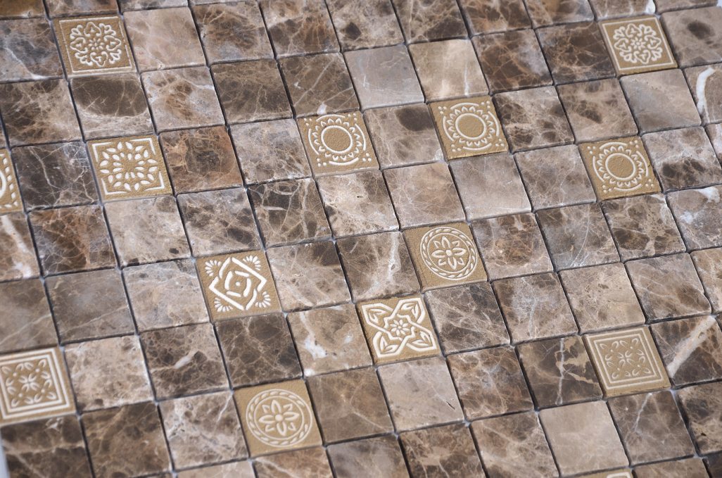 Мозаика Caramelle (LeeDo Ceramica) Art Emperador Dark Mat 300x300 (чип 48x48x8 мм) Мозаика Caramelle (LeeDo Ceramica) Art Emperador Dark Mat 300x300 (чип 48x48x8 мм)