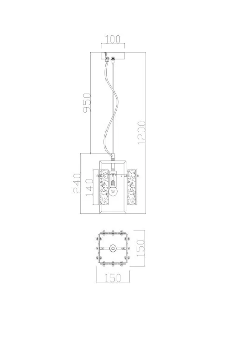 Подвесной светильник Базилика / Basilica, Freya, FR5166PL-01BS