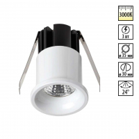 Встраиваемый светильник IP20 LED 3000K 3W 160-265V DOT SPOT NT18 552 NOVOTECH 357698 Встраиваемый светильник IP20 LED 3000K 3W 160-265V DOT SPOT NT18 552 NOVOTECH 357698