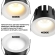 Светильник встраиваемый с переключателем цв. температуры IP20 LED 5W 100-265V 3000К/4000К/6000К ECLAT WIR NT26 000 NOVOTECH 359882, фото на белом фоне