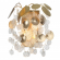 Бра E14 2*40W 220В IP20 COINS CLASSIC ODL26 633 ODEON LIGHT 5104/2W, фото на белом фоне
