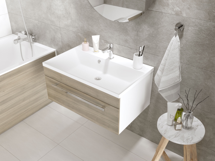 Мебельная раковина Madera Classica 4627173210805 60 см белая матовая Мебельная раковина Madera Classica 4627173210805 60 см белая матовая