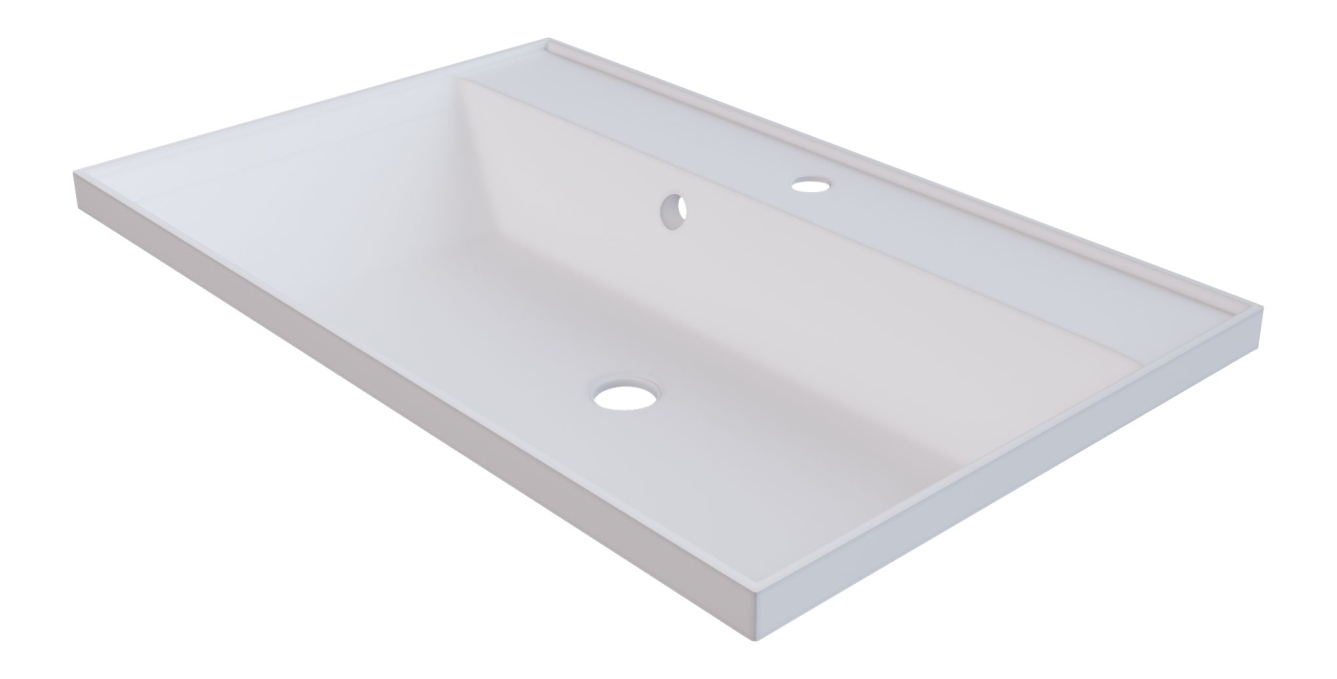 Мебельная раковина Madera Classica 4627173210805 60 см белая матовая Мебельная раковина Madera Classica 4627173210805 60 см белая матовая