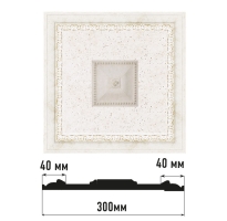 Декоративное панно Decomaster D31-40, 300x300x32 мм