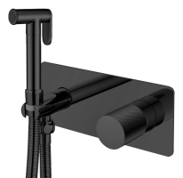 Смеситель гигиенический Boheme Stick 127-BB.2 черный матовый