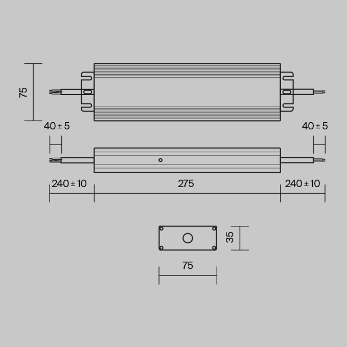 Источник напряжения 48В 300Вт IP67 PSL008, PSL008-300W-48V-IP67, изображение 4