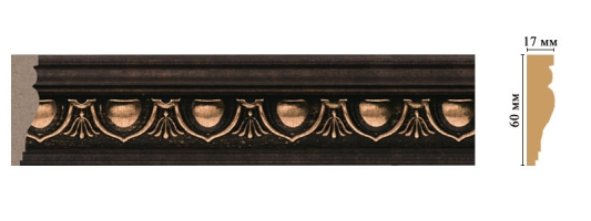 Молдинг Decomaster 161D-56, 60x17x2400 мм