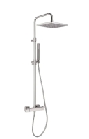 Душевая стойка со смесителем Webert Pegaso PE980507015METAL хром глянцевая с термостатом Душевая стойка со смесителем Webert Pegaso PE980507015METAL хром глянцевая с термостатом