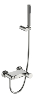 Смеситель для ванны с душем Boheme Stick 123-NB никель