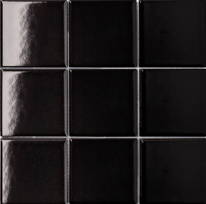 Мозаика Starmosaic 10х10 см Black Glossy 30x30