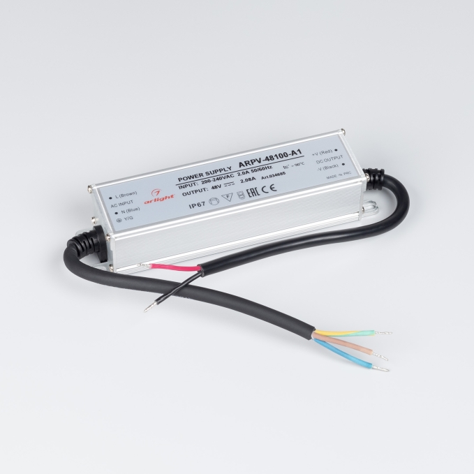 Блок питания ARPV-48100-A1 (48V, 2.08A, 100W), Arlight, 034685, изображение 3 Блок питания ARPV-48100-A1 (48V, 2.08A, 100W), Arlight, 034685, изображение 3
