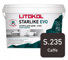Затирка эпоксидная Litokol Starlike Evo S.235 Caffe, 2.5 кг Затирка эпоксидная Litokol Starlike Evo S.235 Caffe, 2.5 кг