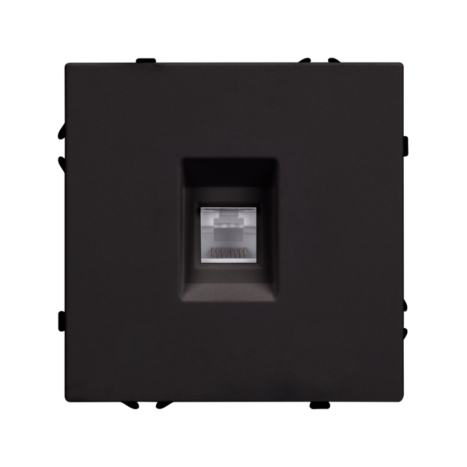 Механизм компьютерной розетки SCT-NOBE-MPC1-SFPL-BK (RJ-45, CAT6), Arlight, 054305, изображение 3 Механизм компьютерной розетки SCT-NOBE-MPC1-SFPL-BK (RJ-45, CAT6), Arlight, 054305, изображение 3