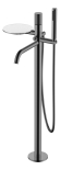 Смеситель напольный Boheme Stick 129-SGM.2 глянцевый графит