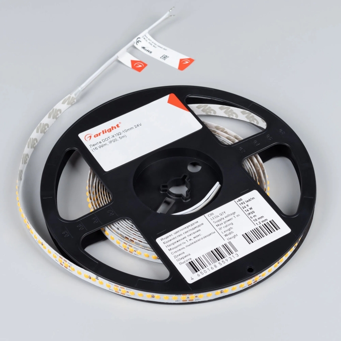 Светодиодная лента DOT-X192-10mm 24V Warm3000 (16 W/m, IP20, 5m), Arlight, 040237, изображение 2 Светодиодная лента DOT-X192-10mm 24V Warm3000 (16 W/m, IP20, 5m), Arlight, 040237, изображение 2