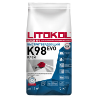 Клей для плитки и керамогранита Litokol Litostone K98, 5 кг Клей для плитки и керамогранита Litokol Litostone K98, 5 кг